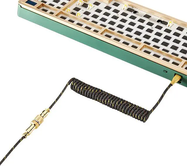 Alt view image 4 of 5 - DRAOZA Gasket Structure,RGB Modular DIY Mechanical Keyboard, Hot Swappable 3pin/5pin Switch Keyboard Kit(Blue)