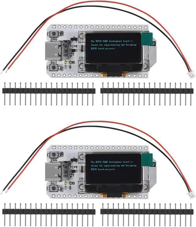 Main image of DORHEA 2PCS ESP32 OLED WiFi Kit V3 0.96 OLED Development Board ESP-32 USB Type-C 0.96 Inch Display WiFi Bluetooth Internet Development Board