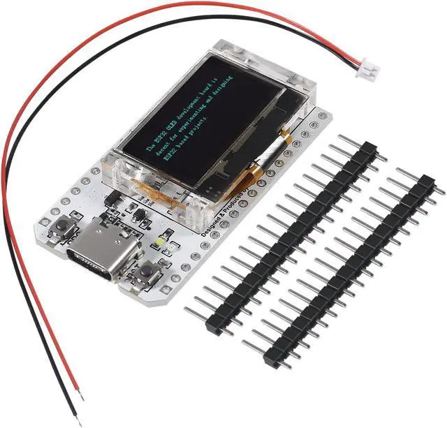 Alt view image 5 of 5 - DORHEA 2PCS ESP32 OLED WiFi Kit V3 0.96 OLED Development Board ESP-32 USB Type-C 0.96 Inch Display WiFi Bluetooth Internet Development Board