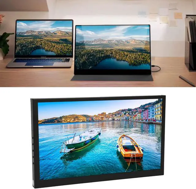 Alt view image 5 of 5 - ASHATA 10.1 Inch Touchscreen Monitor, HD LCD Screen Display Panel, 1024x600 Portable Laptop Second Screen for for OS X for RPi 4 3