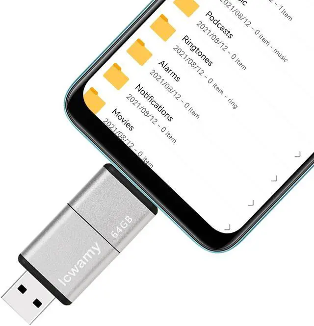 Alt view image 2 of 5 - lcwamy 64GB USB Flash Drives 8 Pack USBC Flash Drive 64GB Type C Flash Drive USB C Thumb Drive USB C Memory Stick USBC Drive (8PCS)