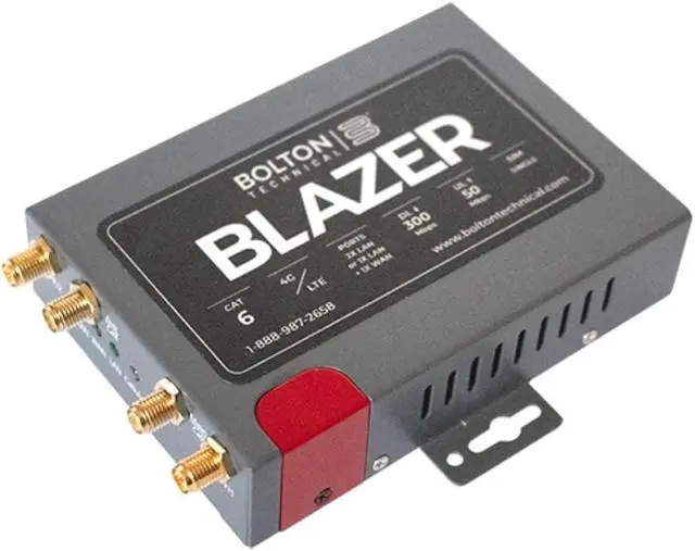 Main image of Bolton Technical Blazer | 4G LTE CAT6 WiFi 6 Portable Cellular Router | Up to 1.2 Gbps speeds for Verizon, T-Mobile, AT&T