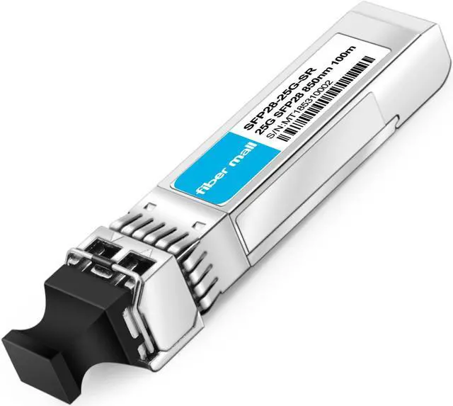 Main image of 25G SFP28 SR for Ubiquiti UACC-OM-SFP28-SR 25GBASE-SR SFP28 850nm 100m DOM LC MMF Optical Transceiver Module