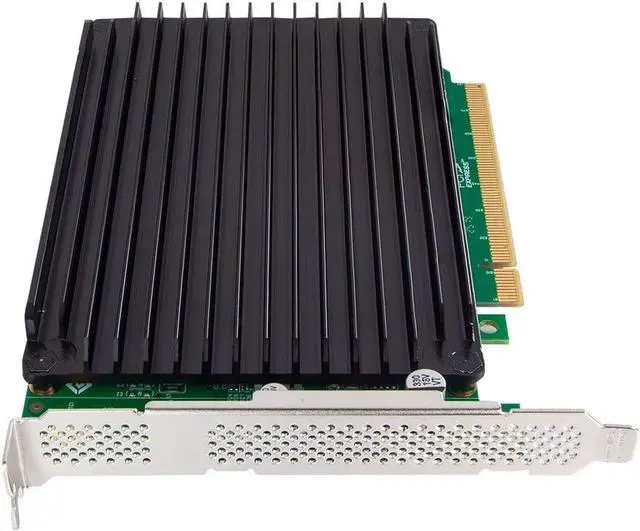 Alt view image 3 of 5 - NVMe SSD Adapter for M.2 SSD (4X M.2(M Key)), Requires Motherboard BIOS Support for Bifurcation