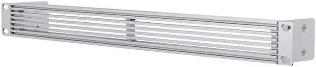 Alt view image 4 of 5 - Ubiquiti UniFi Silver 1U Rack Mount Vented OCD Panel for 19" Network Rack or Server Cabinet (UACC-Rack-Panel-Vented-1U)