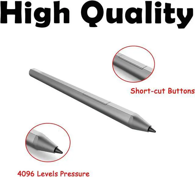 Alt view image 2 of 5 - Precision Pen Compatible with Lenovo ThinkPad X1 Tablet Gen 2,Yoga 520/720,4096 Levels Pressure,Supporting AES 2.0/1.0 and AIT Protocol