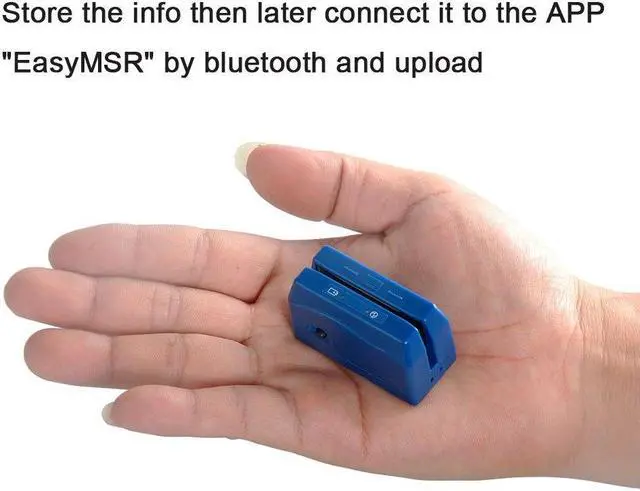 Alt view image 2 of 4 - MINIDX5 Bluetooth Portable Card Reader transfers Data to MSR605X MSRX6 MSRX6BT (MINIDX5)