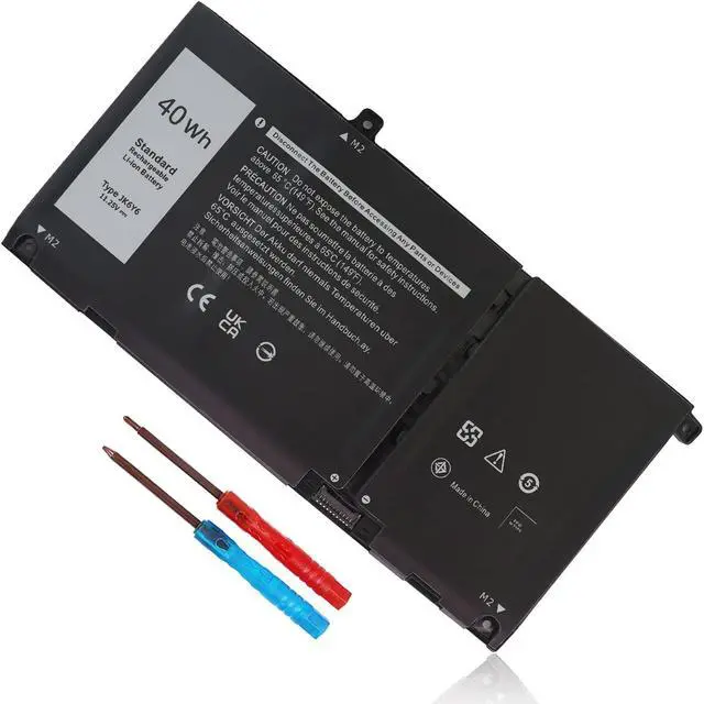 Main image of Gomarty JK6Y6 Laptop Battery for Dell Latitude 3410 3510 Vostro 5300 5401 5501 Inspiron 5300 5401 5408 5501 5508 5400 7405 7300 7500 2-in-1 Silver Series 0C5KG6 0CF5RH C5KG6 CF5RH H5CKD 11.25V 40WH