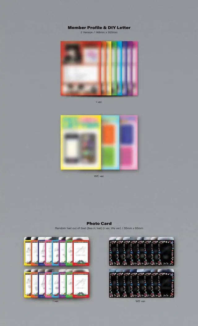 Alt view image 4 of 4 - LUN8 - CONTINUE? (1st Mini Album) CD+Folded Poster (2 ver. SET/CD Only, No Poster)
