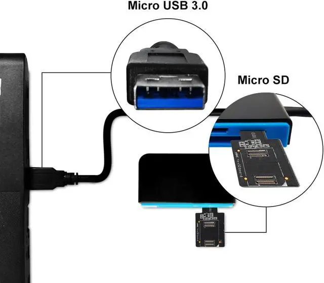 Alt view image 3 of 5 - 5PCS EMMC to USD Board RK3399 EMMC to Storage Card Development Board for Rock PI 4