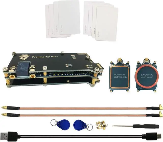 Main image of Upgraded 512k Proxmark3 RDV2 Memory PM3 DEV Proxmark 3 Kit NFC RFID Cloner Reader IC ID M1 Card Reader Writer Copier Duplicator 125 khz 13.56MHz