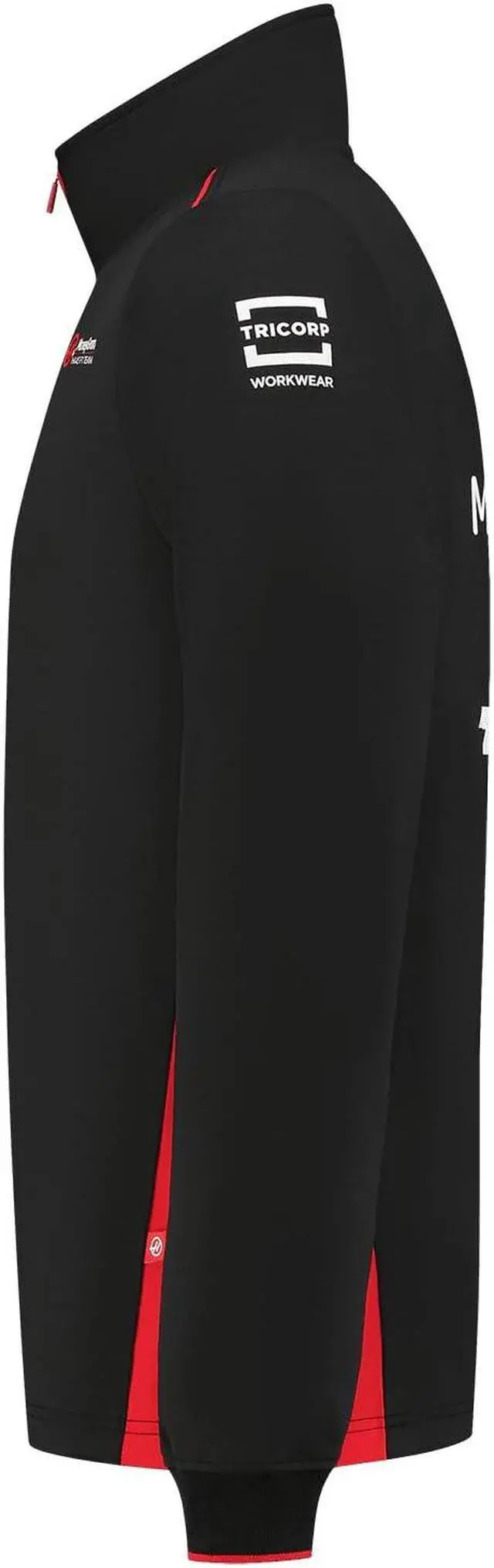 Alt view image 3 of 5 - CMC Motorsports Haas Racing F1 2023 Team Fitted 1/4 Zip Sweater Black