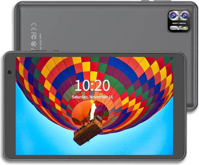 Main image of VOLENTEX 8 inch Tablet Android 13 Tablets,Quad-Core Tablet PC,8GB RAM+64GB ROM 512GB Expand,5000mAh Battery, 2+8MP Dual Cameras, Bluetooth, 2.4G/5G WiFi Tablets(Gray)