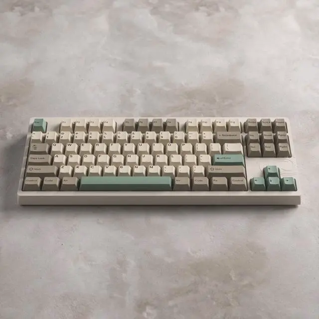 Alt view image 2 of 3 - VORTEXKEYBOARD Multix TKL, Autumn, Cherry Profile Double Shot keycap, Hot swappable, programable, Supports Mac and Windows(Gateron G Pro Red)