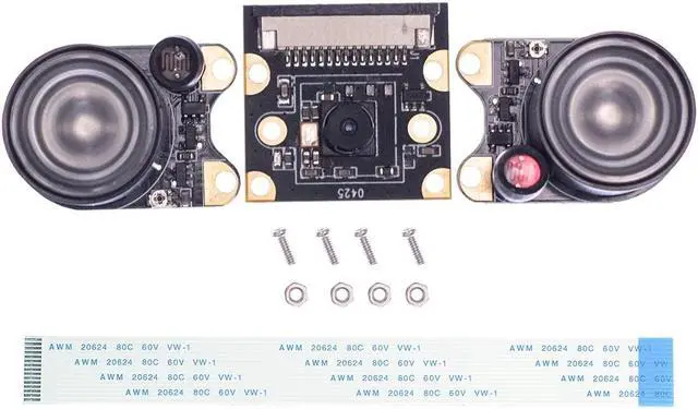 Alt view image 2 of 5 - xicoolee for Jetson Nano IR Camera IMX219 8MP with IMX219 Sensor 8 Megapixels Fixed-Focus 120 Degree FOV Infrared Night Vision 3296 * 2512 Resolution 15P-1.0 MIPI Interface 30 fps