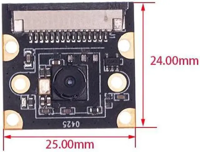 Alt view image 5 of 5 - xicoolee for Jetson Nano IR Camera IMX219 8MP with IMX219 Sensor 8 Megapixels Fixed-Focus 120 Degree FOV Infrared Night Vision 3296 * 2512 Resolution 15P-1.0 MIPI Interface 30 fps