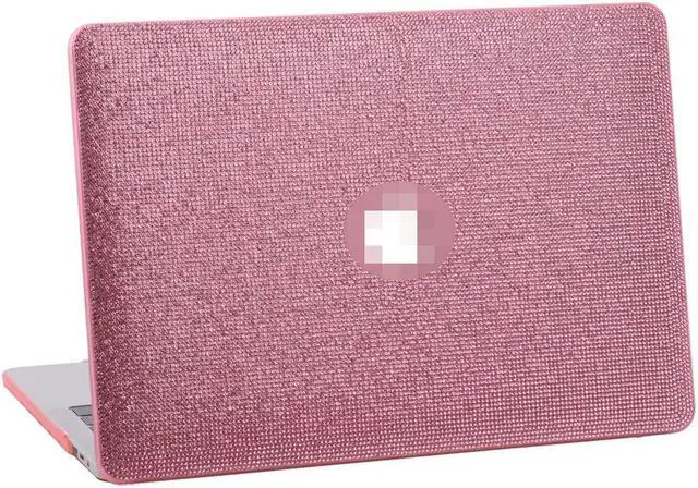 Main image of Bling Diamond Case for MacBook Pro 13 inch, Compatible with 2018-2020 Models, Glitter Hard Shell Case (Pink)