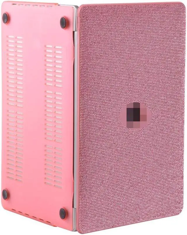 Alt view image 3 of 5 - Bling Diamond Case for MacBook Pro 13 inch, Compatible with 2018-2020 Models, Glitter Hard Shell Case (Pink)