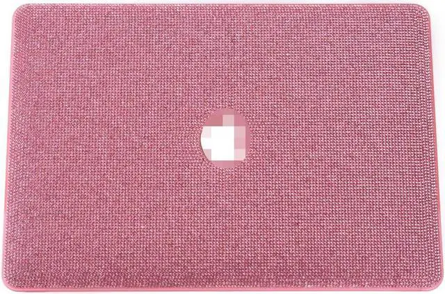Alt view image 4 of 5 - Bling Diamond Case for MacBook Pro 13 inch, Compatible with 2018-2020 Models, Glitter Hard Shell Case (Pink)