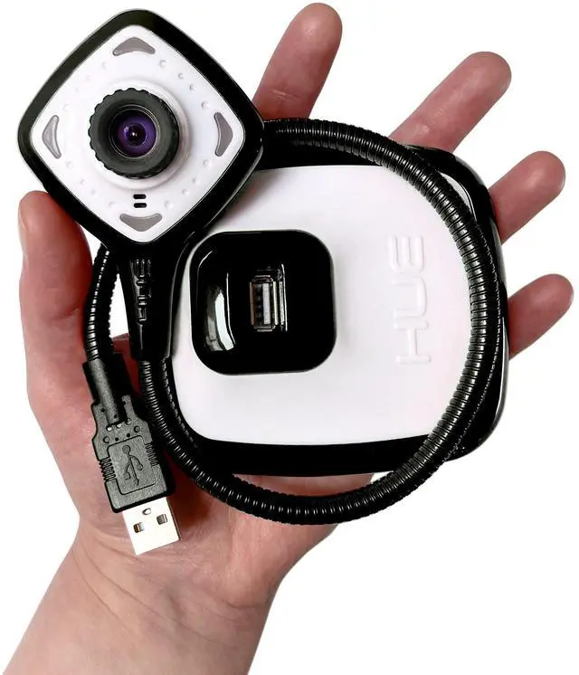 Alt view image 5 of 5 - HUE HD Pro Flexible USB 11x17 Document Camera and Classroom Visualizer for Teachers: Built-in Microphone/Lights, Windows, macOS, Chromebook Compatibility (Black Camera with Black Carry Case)