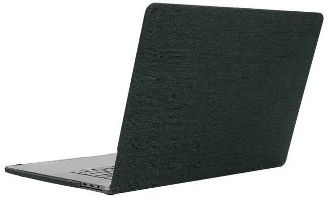 Alt view image 4 of 5 - Incase Textured Hardshell Woolenex - MacBook Pro 13 inch Case - 2020, 2019, 2018, 2017, 2016 - MacBook Case, Laptop Cover, Protective Hard Shell, Scratch Resistant, Lightweight - Forest Green