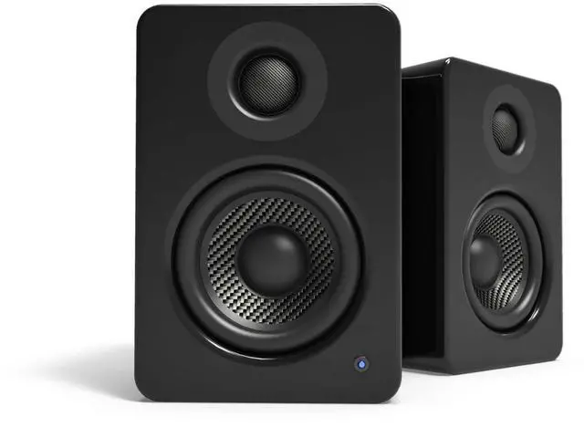 Main image of Kanto YU2GB PC Gaming Desktop Speakers | 3" Composite Drivers | 3/4" Silk Dome Tweeter | Class D Amplifier | 100 Watts | Built-in USB DAC | Subwoofer Output | Pair | Gloss Black