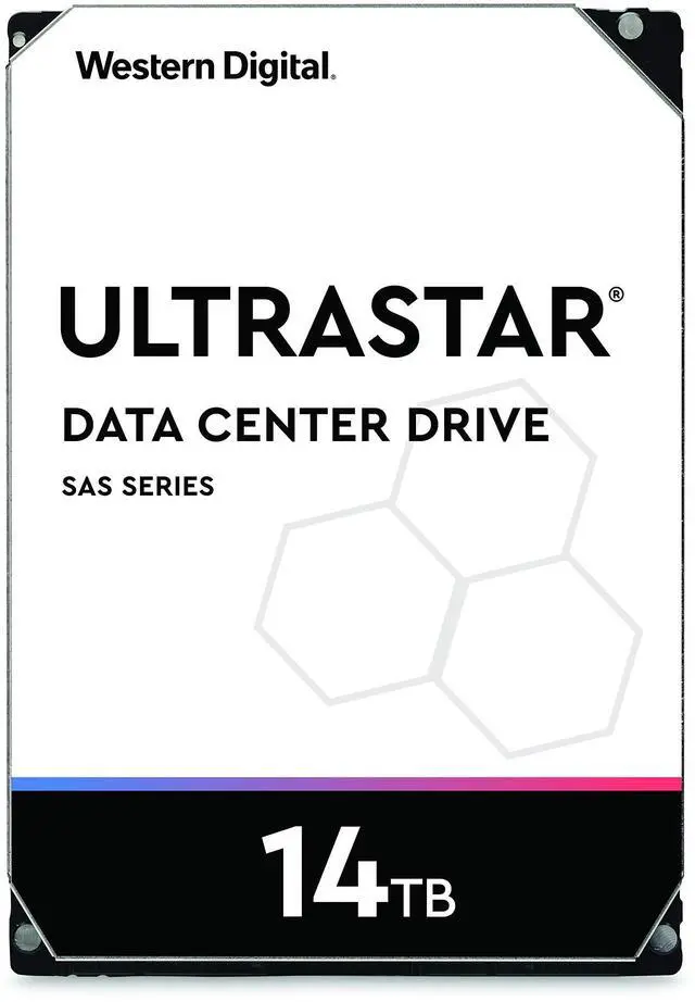 Main image of HGST 0F31052 3.5inch 14TB 7200RPM 512MB SAS 12Gb/s 512e SE Ultrastar DC HC530 Bare