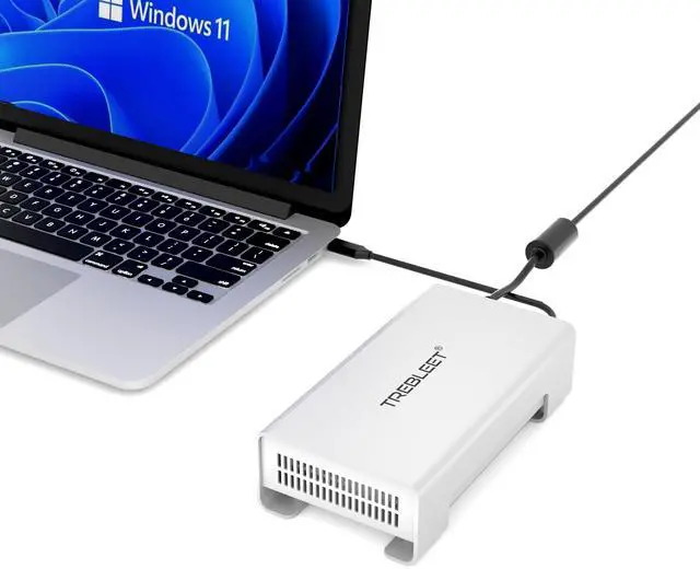 Main image of USB4& OCULINK to U.2 NVMe SSD Enclosure; Up to 7000Mb/s in OCULINK Mode, USB4 40Gbps to U.2(SFF-8639) PCIe Adapter Compatible with Thunderbolt 5/4/3 USB3.2/3.1