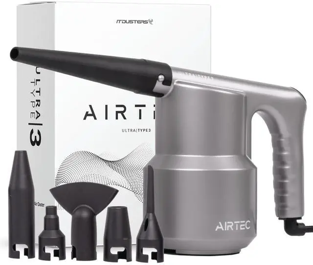 Alt view image 2 of 5 - IT Dusters AirTec Blower & Pixel Screen Cleaner Set - Computer Cleaning kit Electronic Cleaner (120ml)