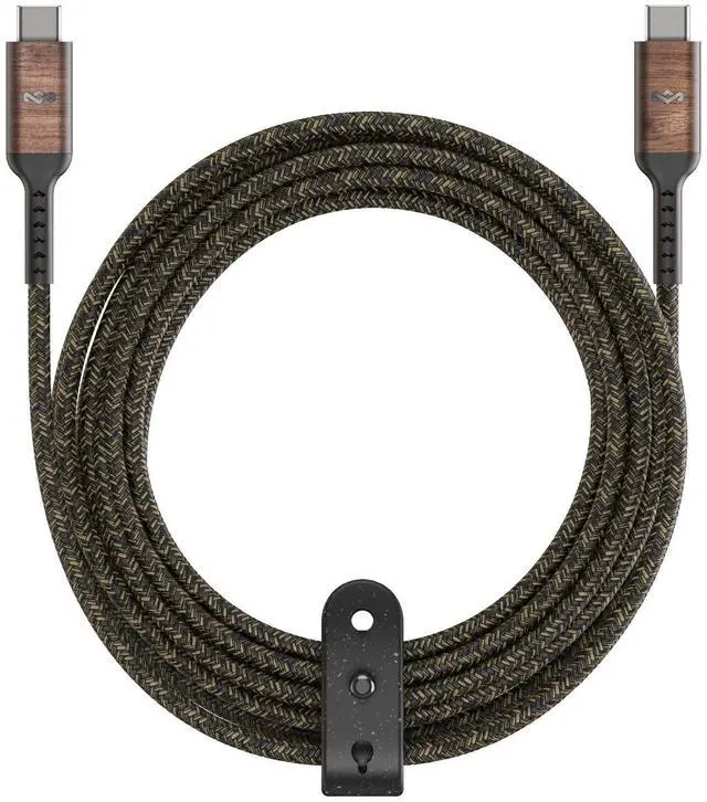Main image of House of Marley Rewind USB-C to USB-C Cable: Braided Charging Cable, USB-IF and MFI-Certified, 10ft Long, Made with Sustainable Materials