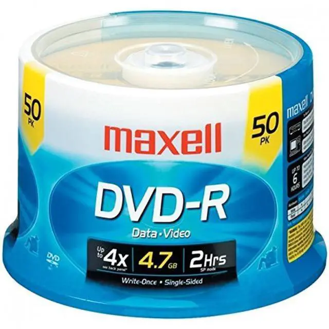 Main image of Maxell 16X Speed Branded DVD-R Spindle