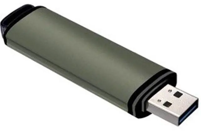 Alt view image 3 of 3 - Kanguru SS3  64GB USB Flash Drive - Physical Write Protect Switch  SuperSpeed USB 3.0 - Portable