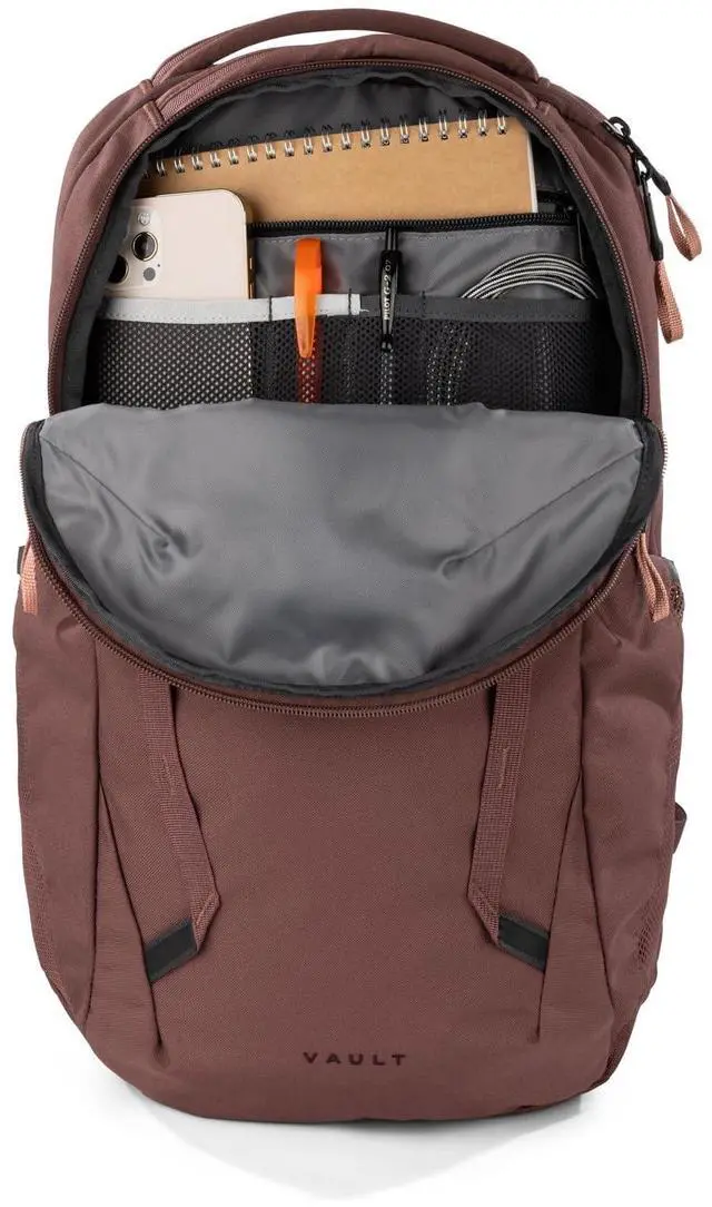 Alt view image 4 of 5 - THE NORTH FACE Women's Vault Everyday Laptop Backpack - PFAS Free, Marron Purple/Pink Clay, One Size