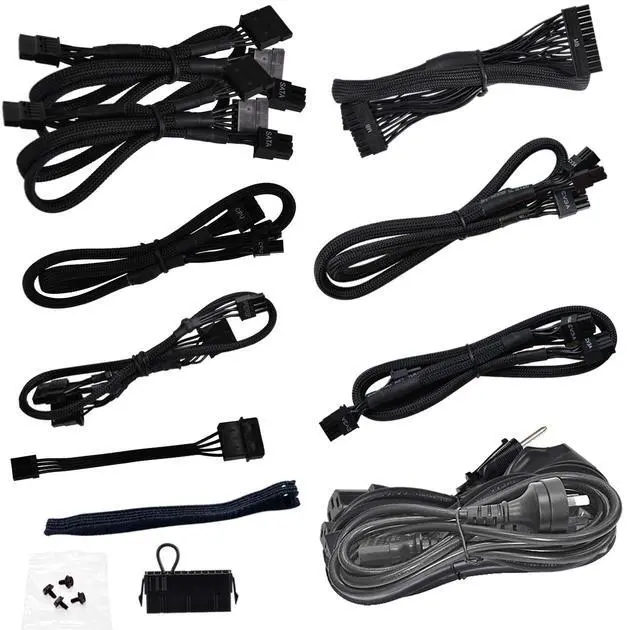 Alt view image 3 of 5 - EVGA 650 GT, 80 Plus Gold 650W, Fully Modular, Auto Eco Mode with FDB Fan, 100% Japanese Capacitors, 7 Year Warranty, Includes Power ON Self Tester, Compact 150mm Size, Power Supply 220-GT-0650-Y1