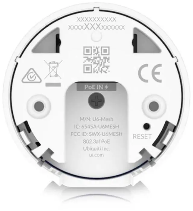 Alt view image 4 of 5 - UBIQUITI Unifi Wi-Fi 6 Mesh AP 4x4 Mu-/Mimo Wi-Fi 6, 2.4Ghz @ 573.5Mbps & 5GHz @ 4.8Gbps, PoE Injector Included