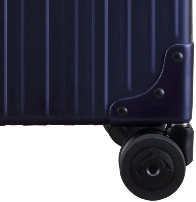 Alt view image 5 of 5 - All-Aluminum 21" Vertical Carry-On Business Briefcase, TSA-Approved Hardshell Case, Spinner Wheels, Laptop Compartment, Aluminum Frame Cabin Bag for Travel & Business, Durable & Sleek (Sapphire)