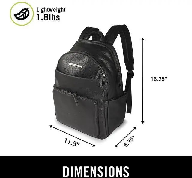 Alt view image 2 of 5 - Kenneth Cole REACTION Marley Backpack, Black, 15" Laptop