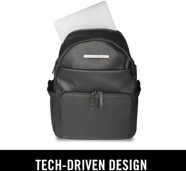 Alt view image 3 of 5 - Kenneth Cole REACTION Marley Backpack, Black, 15" Laptop
