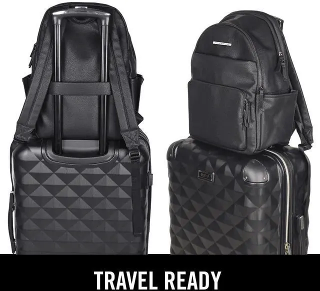 Alt view image 5 of 5 - Kenneth Cole REACTION Marley Backpack, Black, 15" Laptop