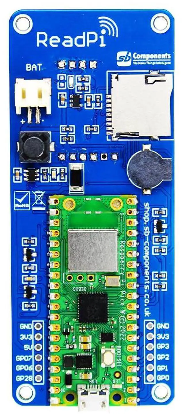 Alt view image 3 of 5 - ReadPi - RFID/NFC Reader Powered with Raspberry Pi Pico W and ESP32 for RFID125KHz / NFC 13.56 MHz Radio Frequency Identification Module with 1.32 Display, RF IC Card Reader Sensor Module