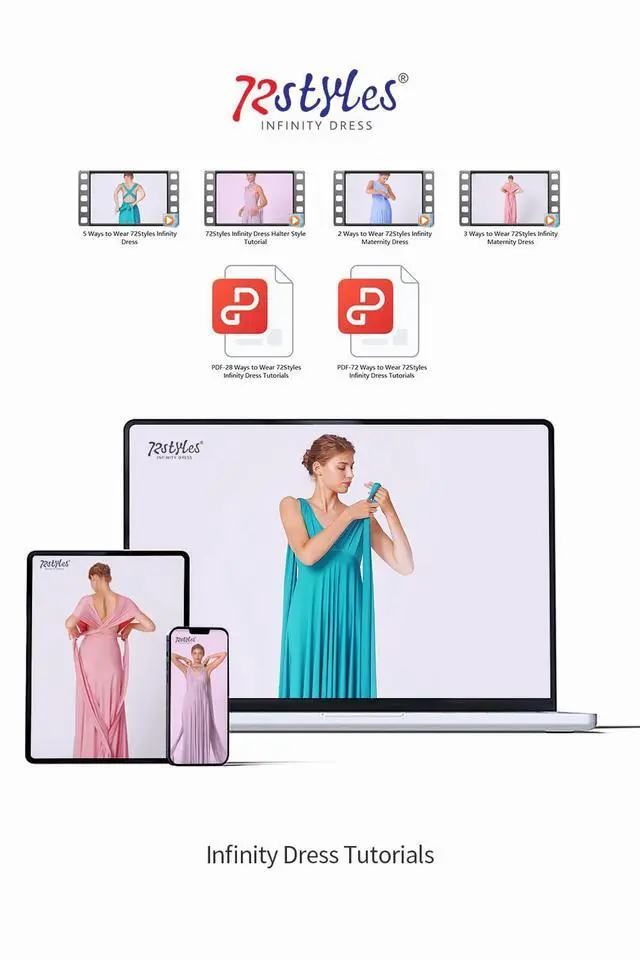 Alt view image 3 of 5 - Infinity Dress + 72 Styles Tutorials