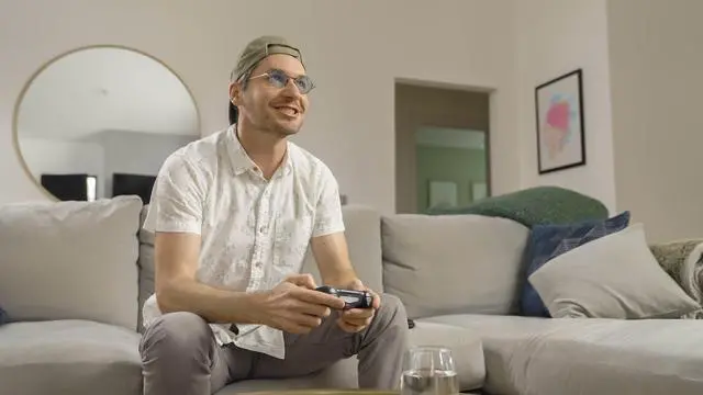 Alt view image 4 of 5 - Always With You ThinOptics Blue Light Blocking Reading Glasses for Computers & Screens - Ultra Lightweight and Durable - Round Black 2.5x