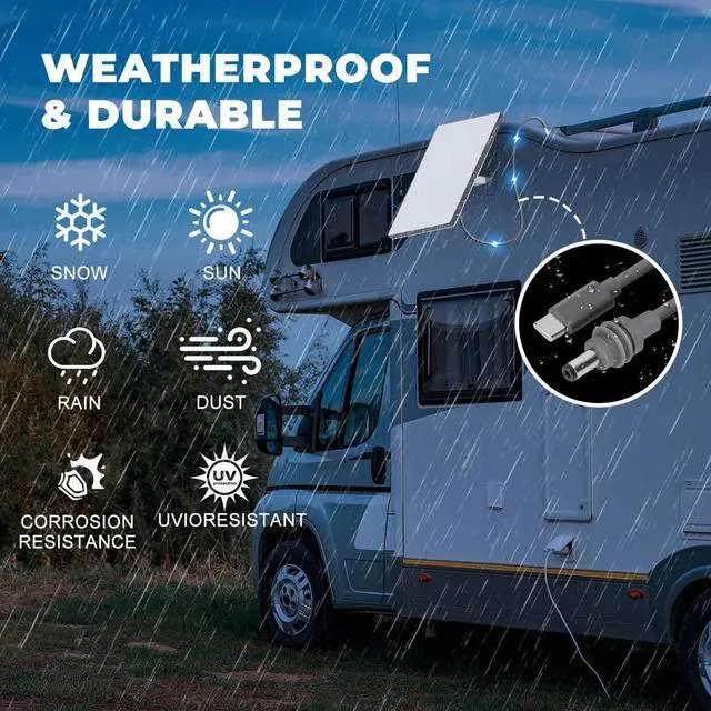 Alt view image 4 of 5 - CHENXRN Starlink Mini Cable 5M/16.5FT, Starlink Mini USB-C to DC Power Cable Cord 100W USB Type C Input, Waterproof Barrel DC Jack for Starlink Mini Work with 100W+ PD Source