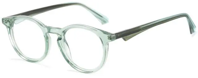 Main image of Cyxus Round Blue Light Blocking Glasses Women Men Nerd Small Circle Computer Glasses Bio-acetate Frame Anti Eyestrain 8226