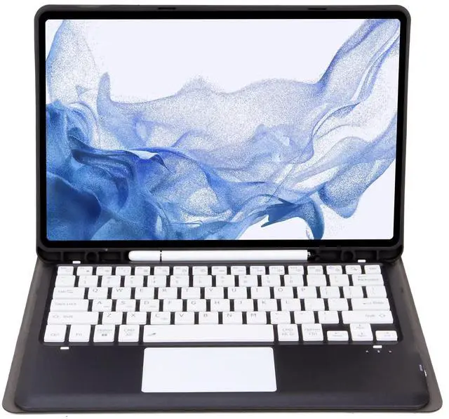 Alt view image 5 of 5 - AnMengXinLing Touchpad Keyboard Case for iPad (A16) 11th Generation 11 Inch 2025/10th Generation, Detachable Bluetooth Multi-Touch Trackpad Keyboard Cover with Pencil Holder, Black