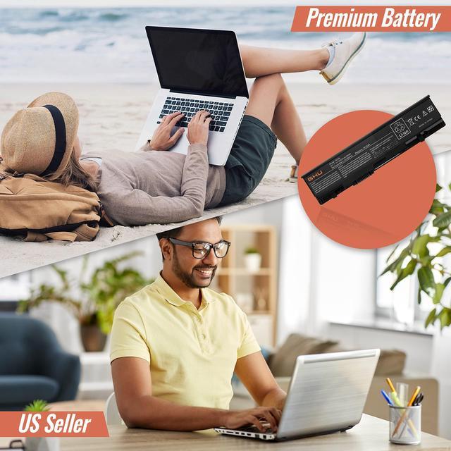 Alt view image 4 of 5 - GHU New 6 Cells Battery 58 Wh Replacement for WU946 KM958 312-0701 312-0702 KM901 KM905 MT264 MT276 MT277 RM803 WU960 RM855 Compatible for Dell Studio 1535 1536 1537 1555 1557 1558 PP33L PP39L