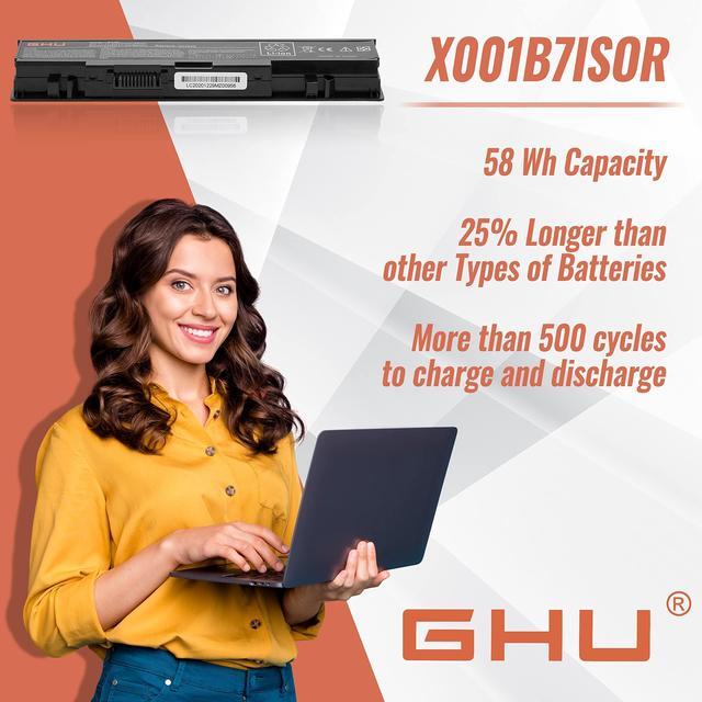 Alt view image 5 of 5 - GHU New 6 Cells Battery 58 Wh Replacement for WU946 KM958 312-0701 312-0702 KM901 KM905 MT264 MT276 MT277 RM803 WU960 RM855 Compatible for Dell Studio 1535 1536 1537 1555 1557 1558 PP33L PP39L