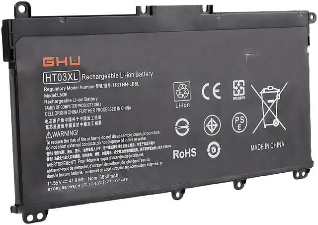 Alt view image 2 of 5 - GHU HT03XL HTO3XL L11119-855 Battery for HP 14-CE 14-CF 14-CK 14-DH 15-CR 15-CS 15-CW 15-DA 15-DB 15-DW 15-DY 17-by 17-CA 11.55V 41.9Wh