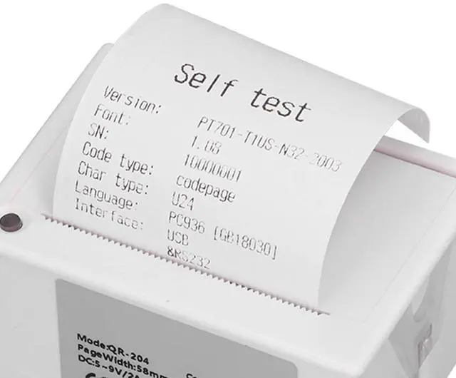 Alt view image 4 of 5 - 58mm Embedded Thermal Printer with RS232 and USB Interface Line Type Printing Machine for Label Shipping Receipt