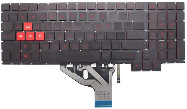 Main image of New Replacement for HP Omen 15-CE 15-CE000 15-CE010CA 15-CE020CA 15-CE051NR 15-CE0US 15-ce001la 15-ce002la Keyboard Backlit US